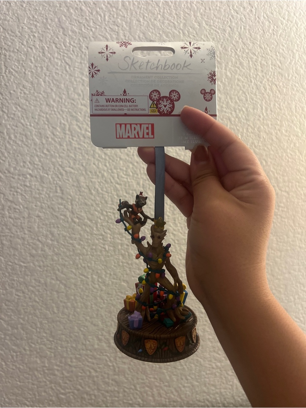Marvel Disney Groot and Rocket Holiday Ornament